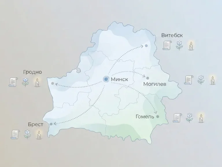 организация похорон в другом городе